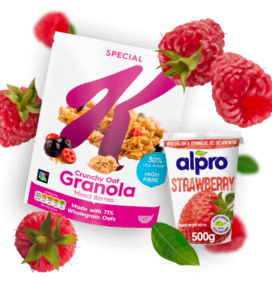 Shake up your breakfast | Kellogg's + Alpro | Crunchy Oat Granola